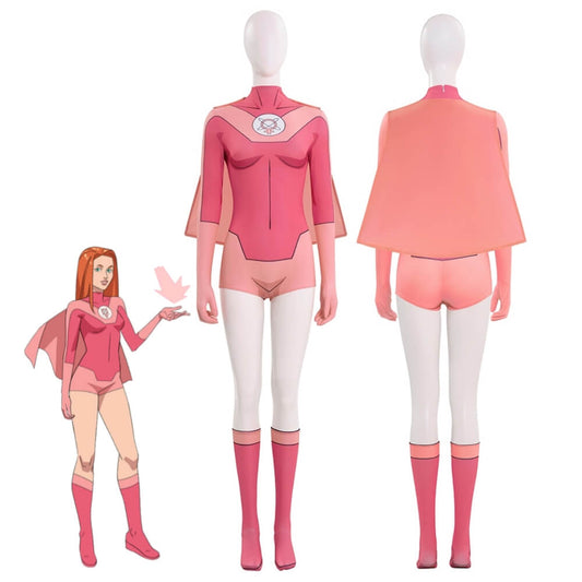 Invincible Atom Eve Cosplay Costume Printed Style - VikiDoky
