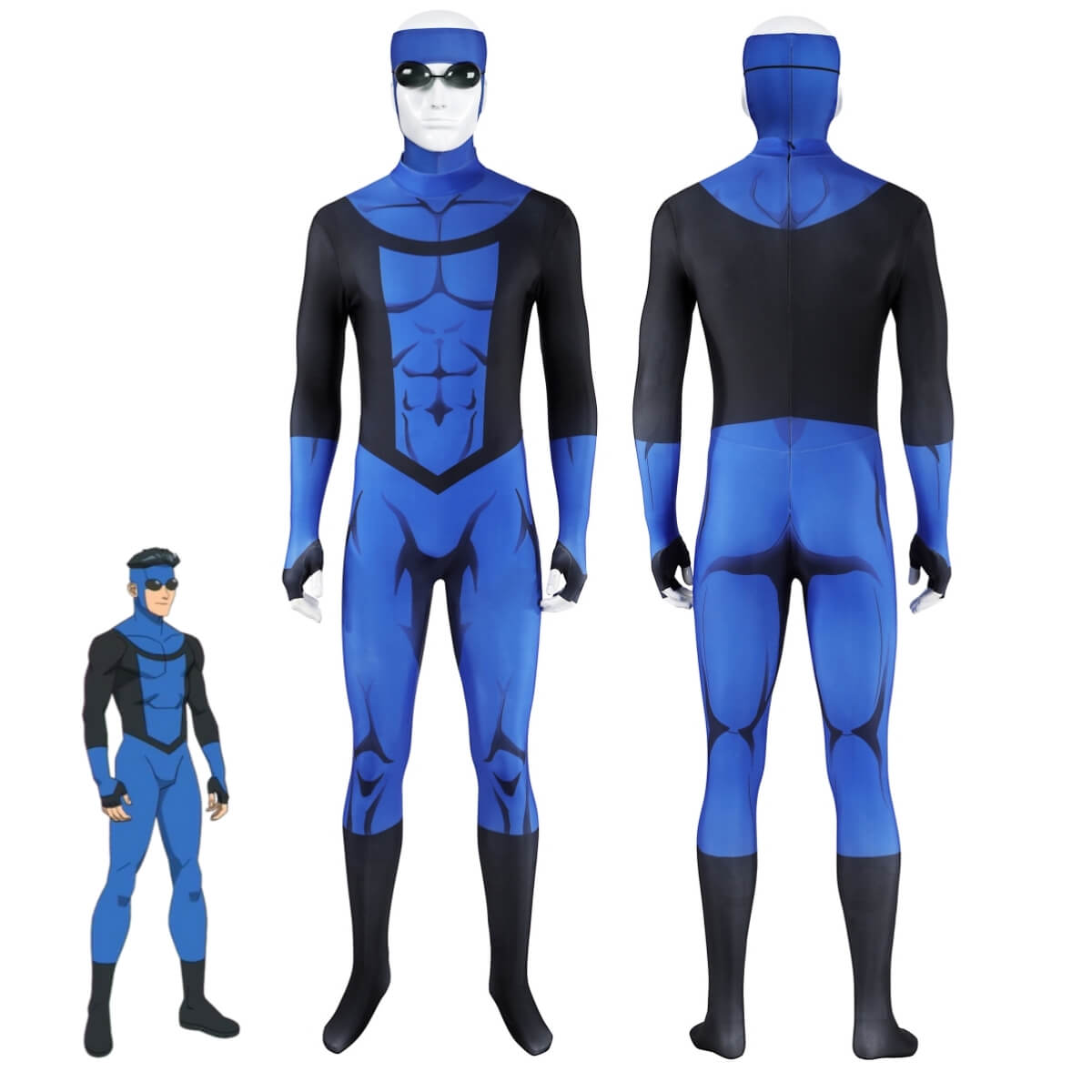 Mark Grayson Cosplay Costume New Edition Invincible Season 3 Blue Style