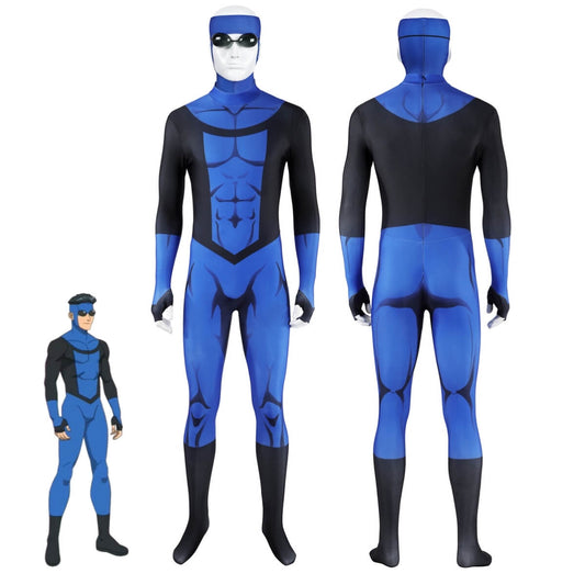 Mark Grayson Cosplay Costume New Edition Invincible Season 3 Blue Style - VikiDoky
