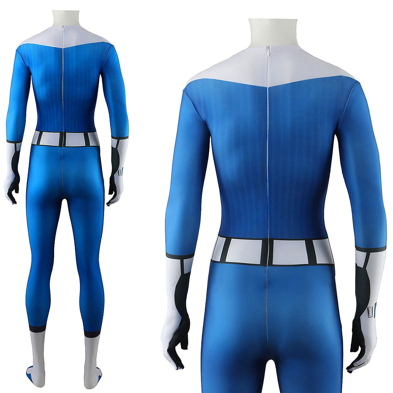 Fantastic Four First Steps Invisible Woman Cosplay Costume Sue Storm Bodysuit Vikidoky