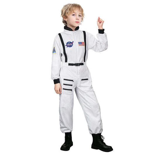 Child Astronaut Costume NASA Space Suit Halloween Vikidoky