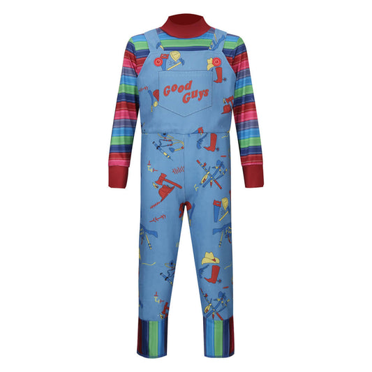 Kids Child's Play Chucky Cosplay Costume Vikidoky