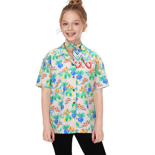 Kids Haru T-Shirt Tie Cosplay Costume Vikidoky