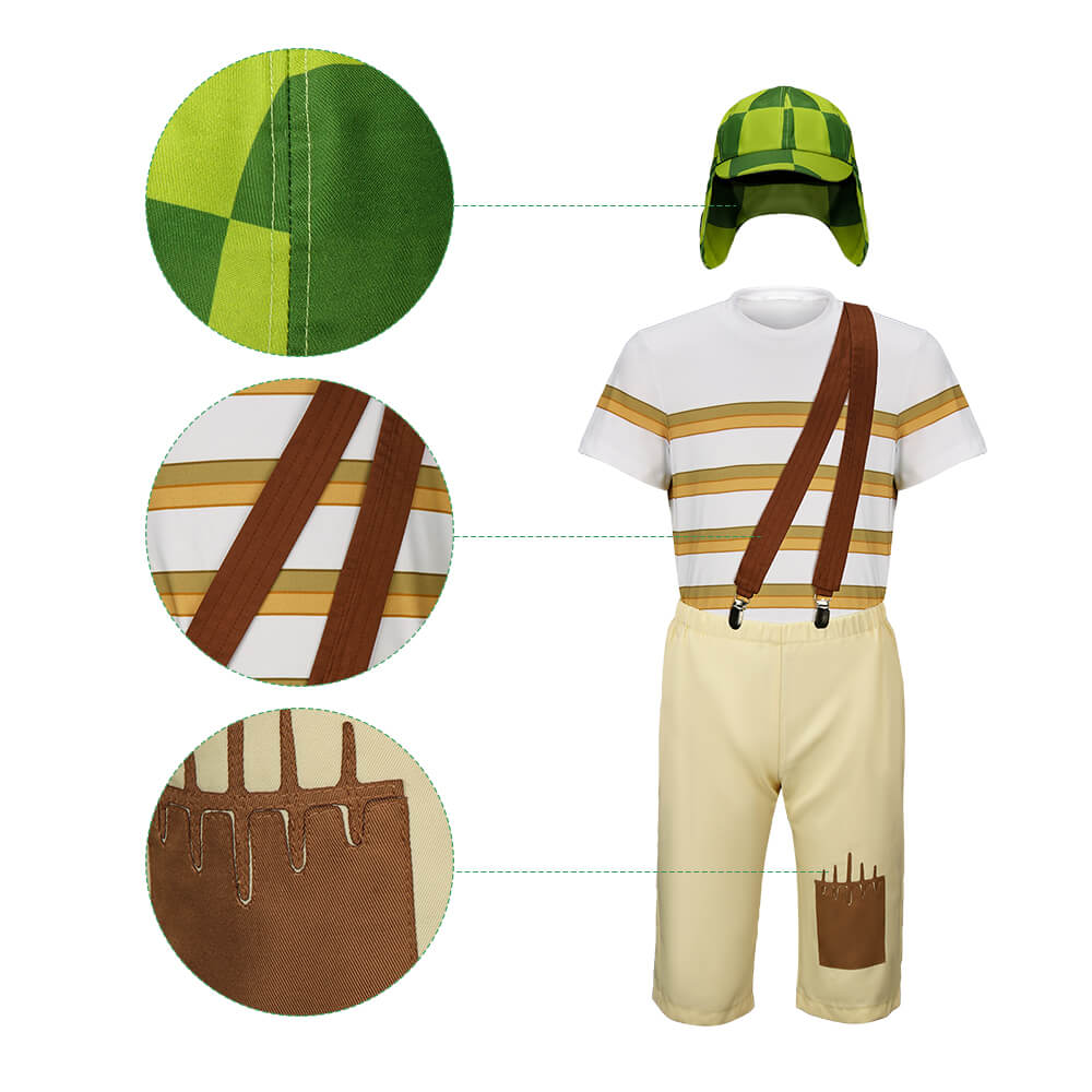 Child El Chavo Del Ocho Costume Kids Fancy Dress (Ready to Ship) Vikidoky