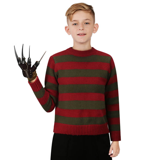 Kids A Nightmare on Elm Street Freddy Krueger Sweater (Ready to Ship) Vikidoky
