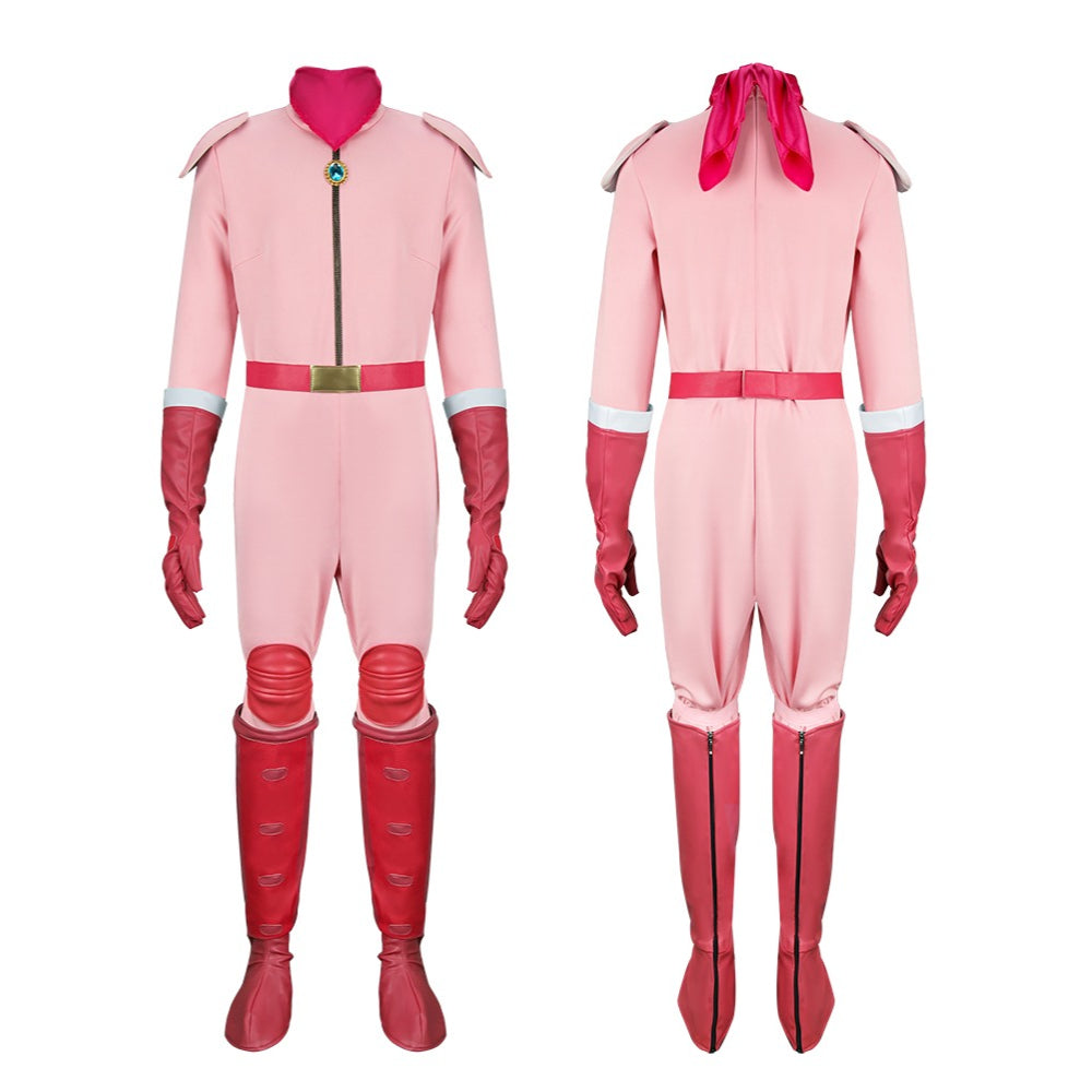 Princess Peach Racing Costume Cosplay for Kids The Super Mario Bros. Movie (Ready to Ship) Vikidoky