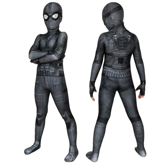 Spider-Man Far From Home Night Monkey Cosplay Costume Stealth Suit for Kids Vikidoky