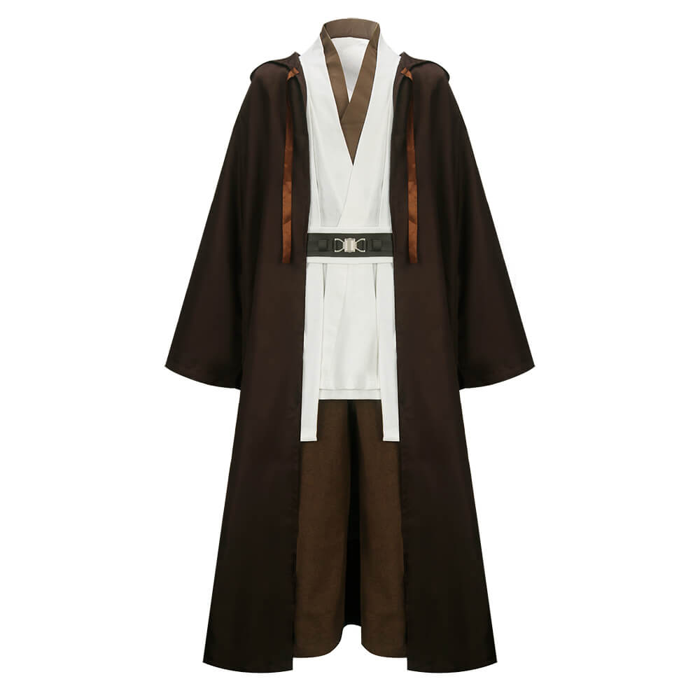 Boys Star Wars Obi Wan Kenobi Jedi Cosplay Costume Halloween Vikidoky