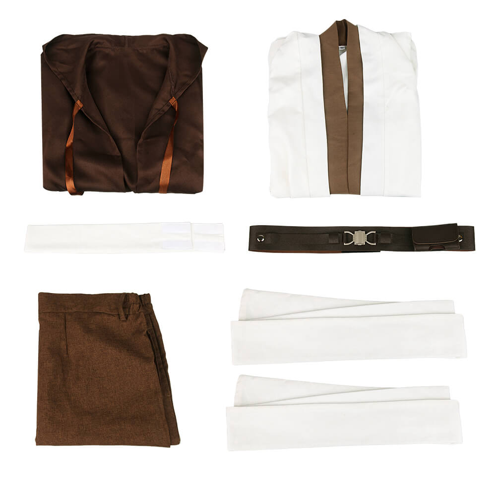 Boys Star Wars Obi Wan Kenobi Jedi Cosplay Costume Halloween Vikidoky