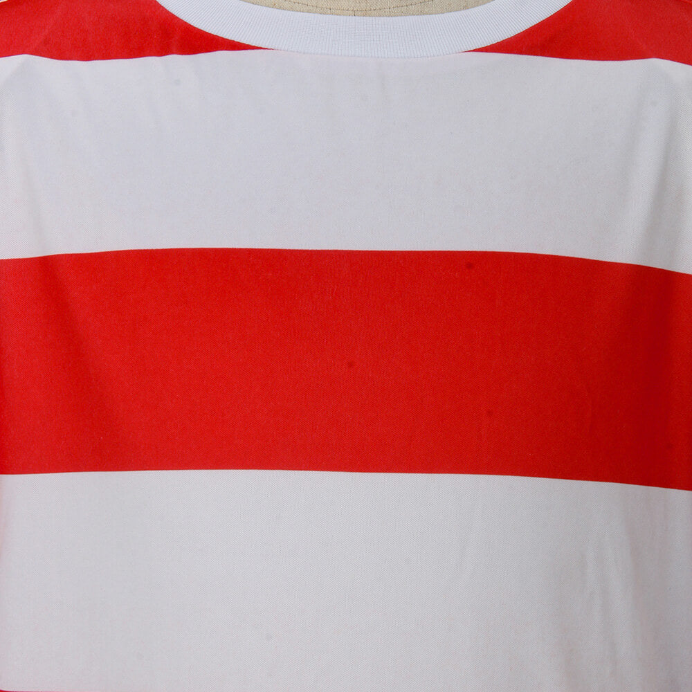 Child Where's Waldo Wally Cosplay Costume Vikidoky