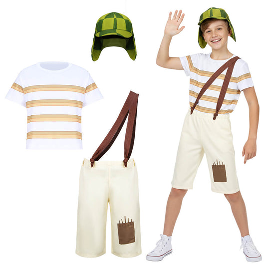 Child El Chavo Del Ocho Costume Kids Fancy Dress (Ready to Ship)