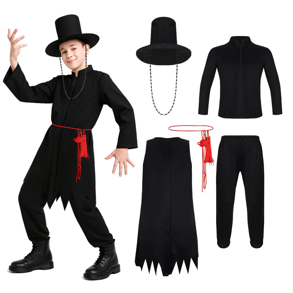 Child Kpop Demon Hunters The Saja Boys Jinu Cosplay Costume Demon Suit