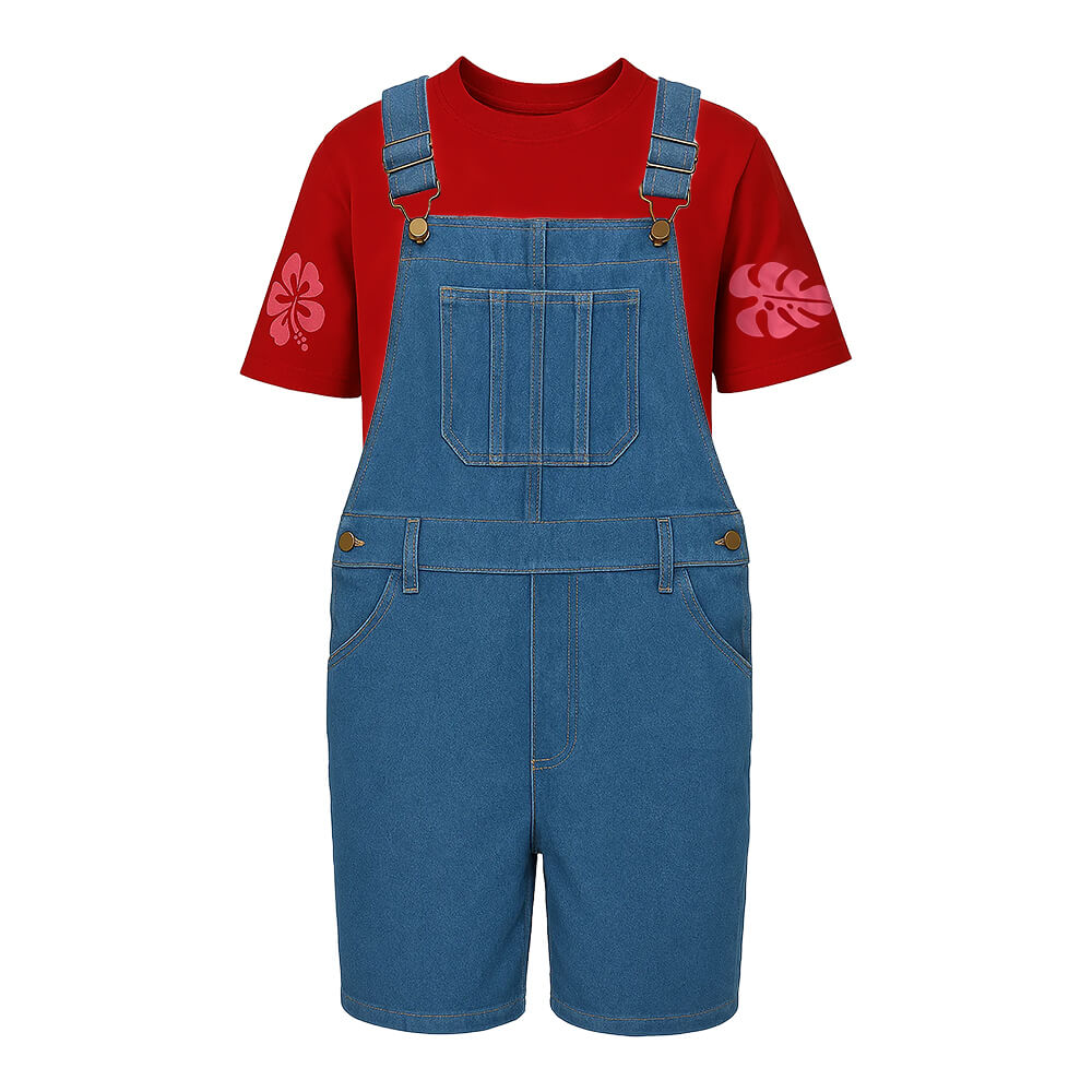 Child Lilo & Stitch 2025 Lilo Cosplay Costume Kids Fancy Dress