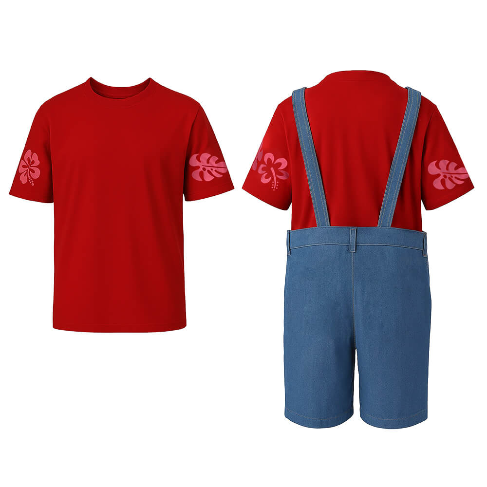 Child Lilo & Stitch 2025 Lilo Cosplay Costume Kids Fancy Dress