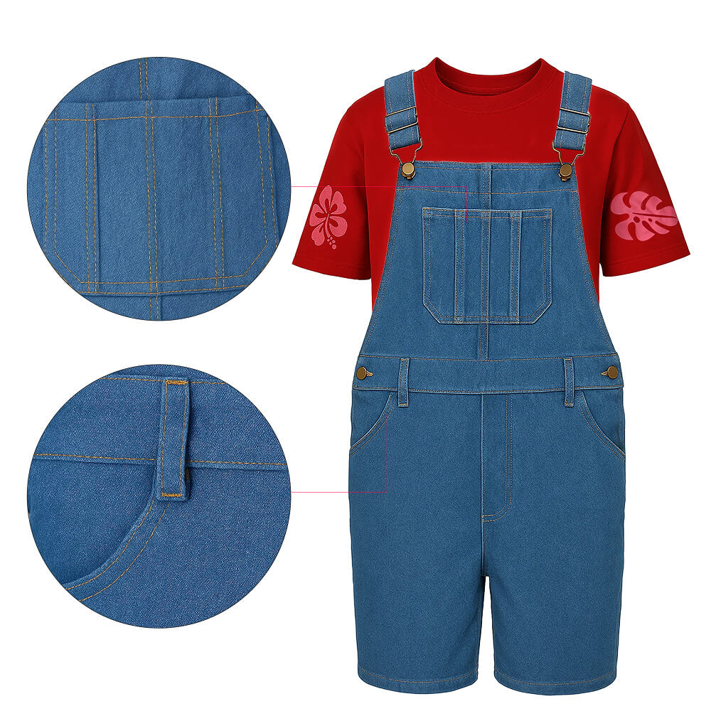 Child Lilo & Stitch 2025 Lilo Cosplay Costume Kids Fancy Dress