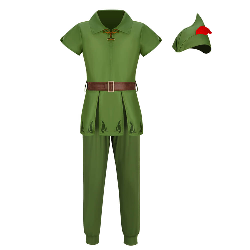 Child Peter Pan Cosplay Costume Kis Halloween Outfits