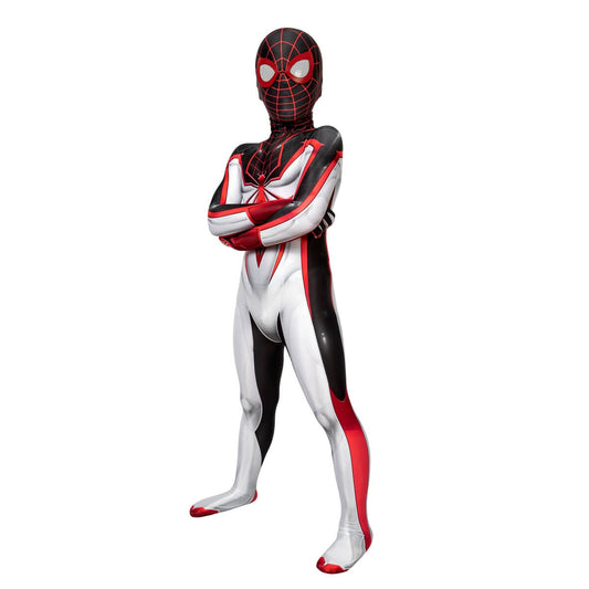 Spider-Man 2 Miles Morales Track Suit Cosplay Costume for Kids Vikidoky