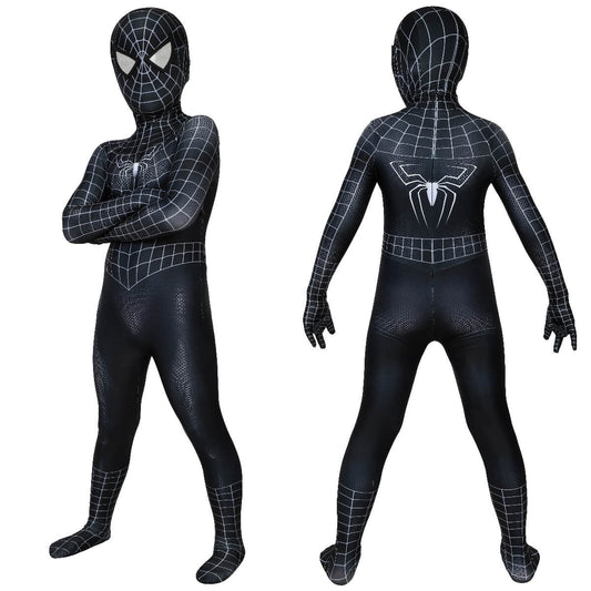 Spider-Man 3 Venom Eddie Brock Cosplay Costume For Kids Vikidoky