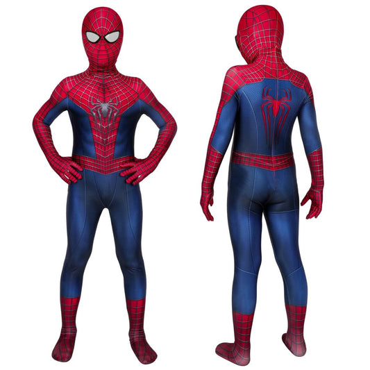 The Amazing Spider-Man 2 Suit Cosplay Costume for Kids Vikidoky