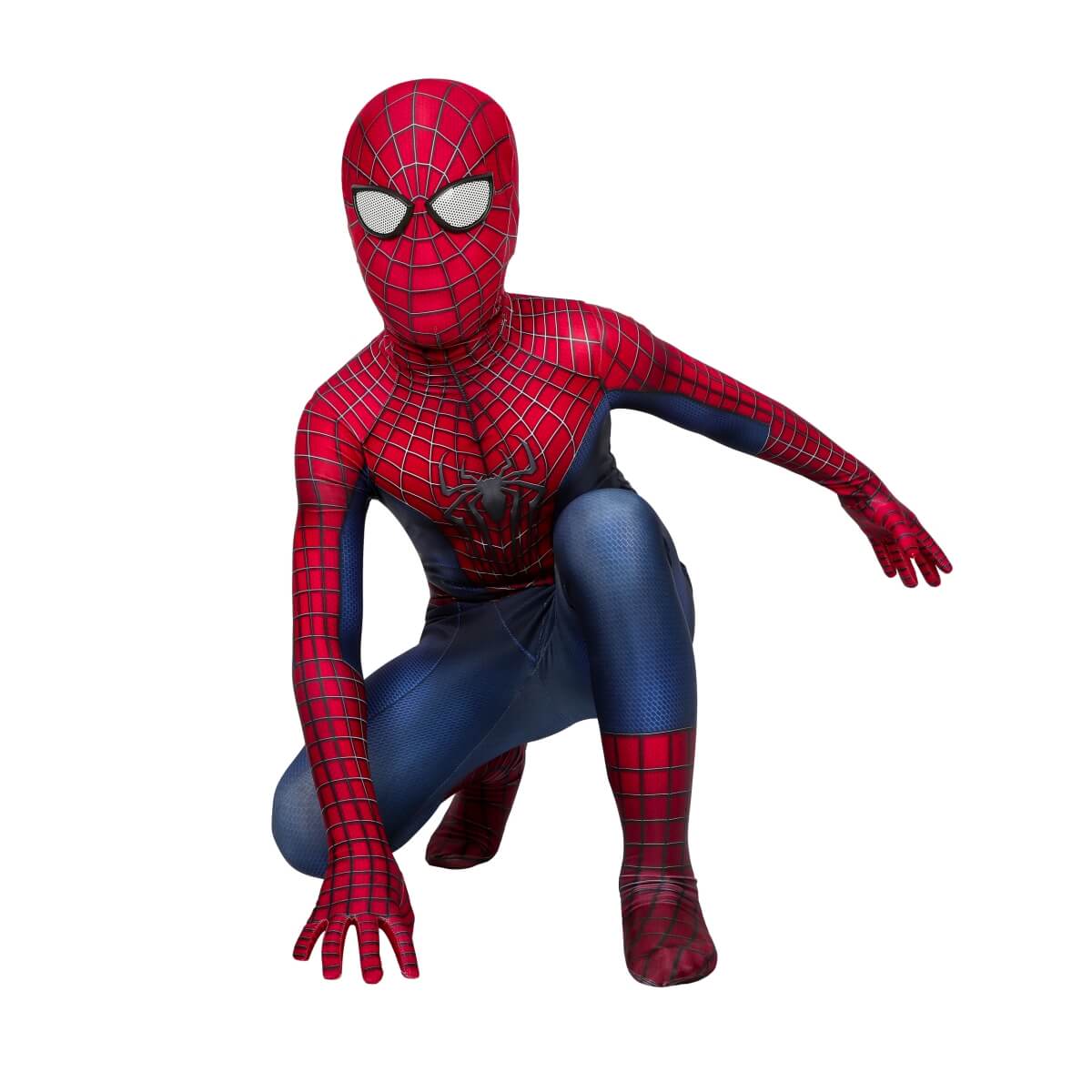 The Amazing Spider-Man 2 Suit Cosplay Costume for Kids Vikidoky