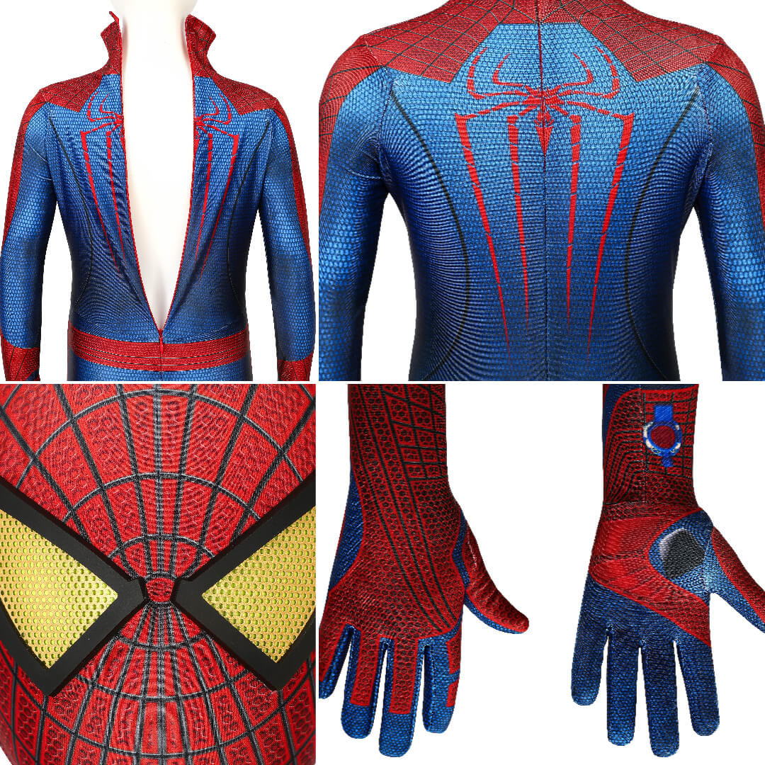 The Amazing Spider-Man Suit Cosplay Costume for Kids Vikidoky
