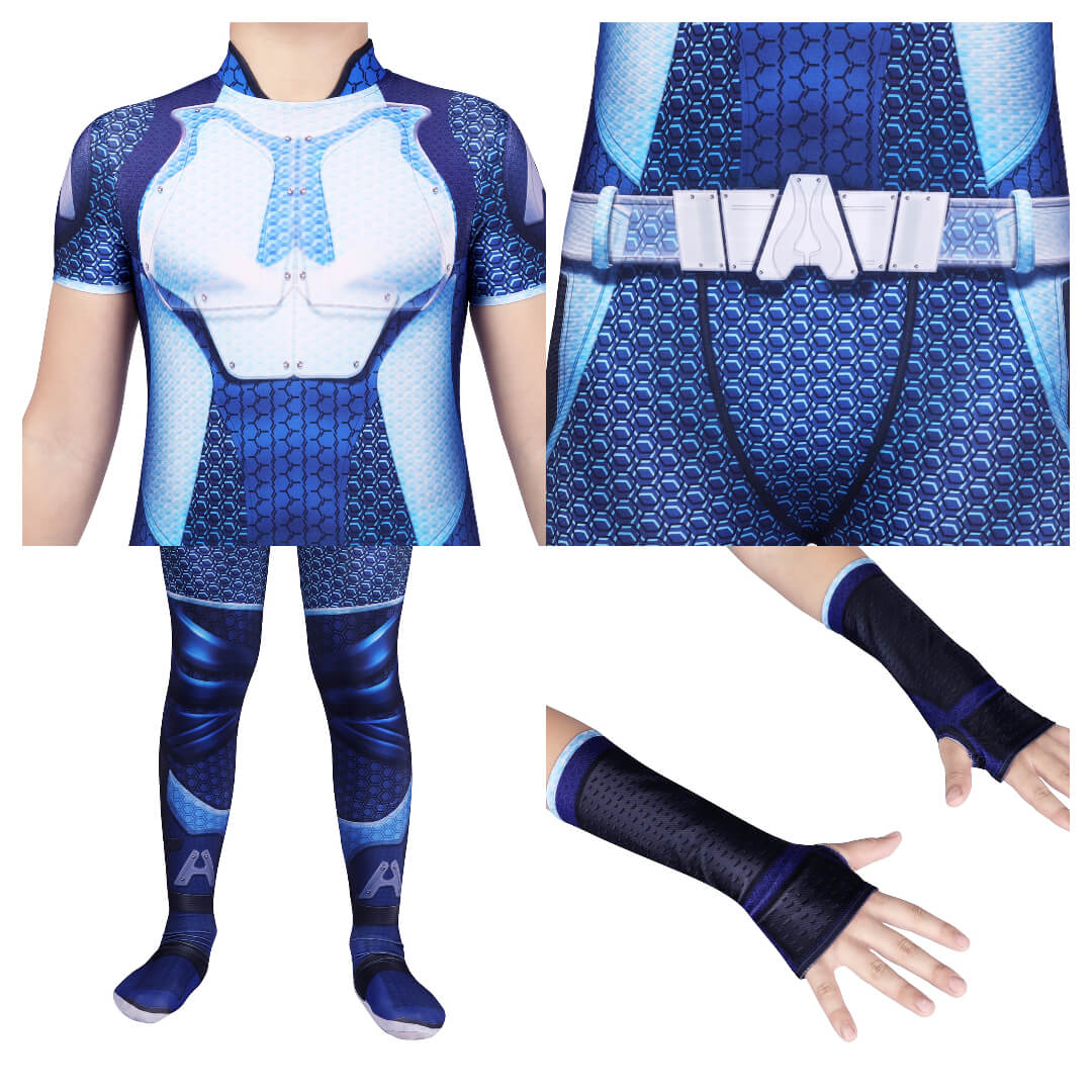 The Boys A-Train Cosplay Costume For Kids Vikidoky