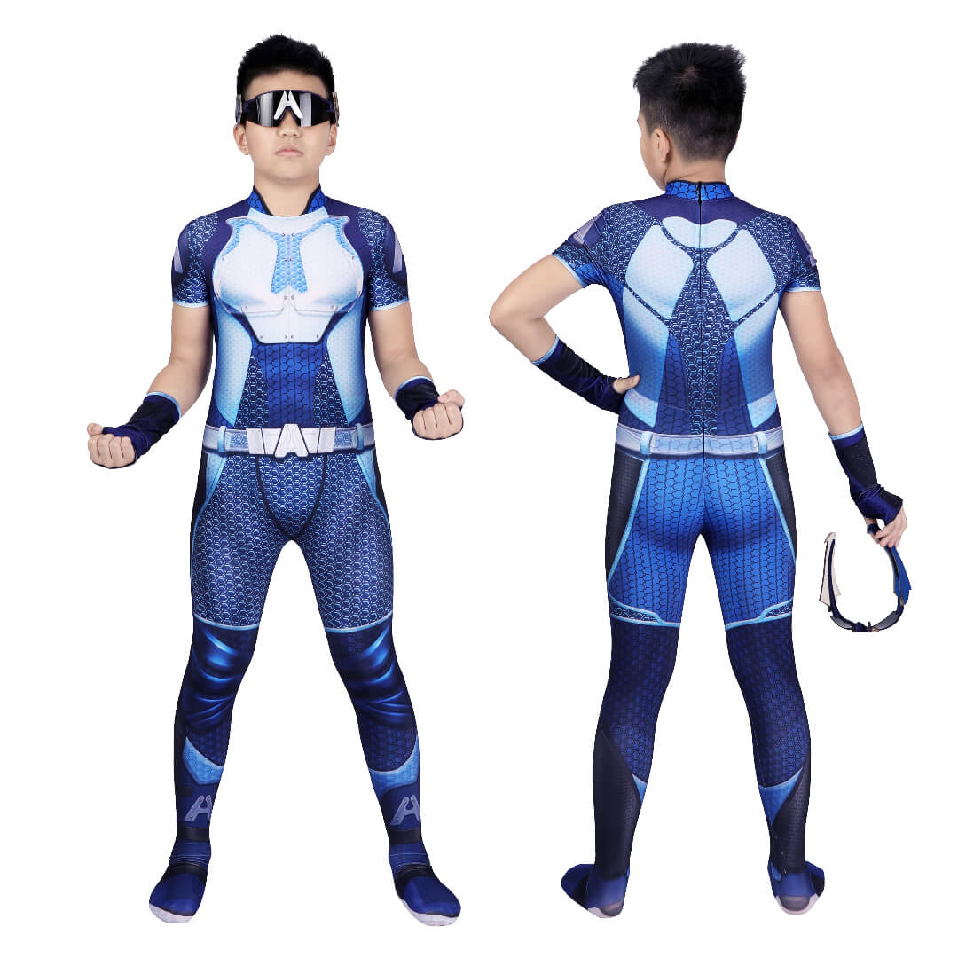 The Boys A-Train Cosplay Costume For Kids Vikidoky