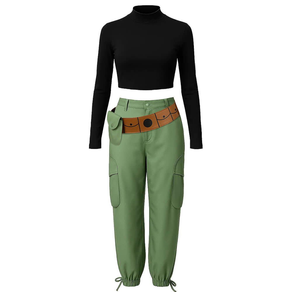Kim Possible Cosplay Costume Classic Suit - VikiDoky