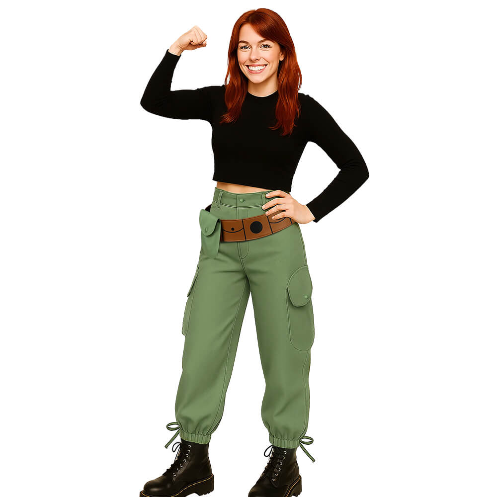 Kim Possible Cosplay Costume Classic Suit