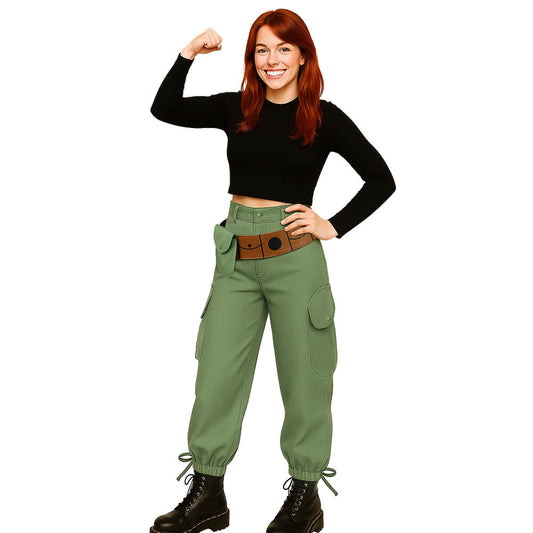 Kim Possible Cosplay Costume Classic Suit - VikiDoky