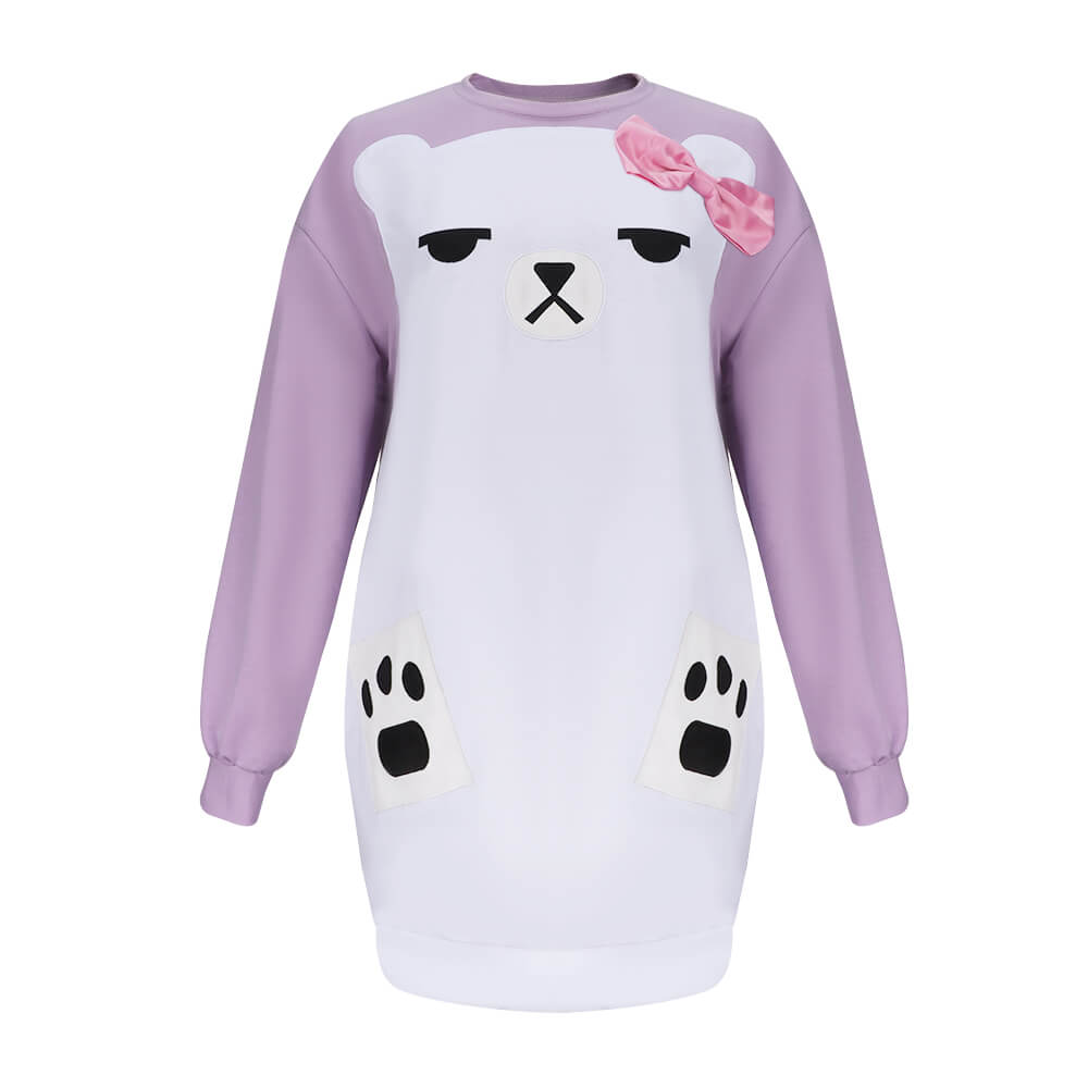 Kpop Demon Hunters Mira Bear Pajamas Hoodie Cosplay Costume