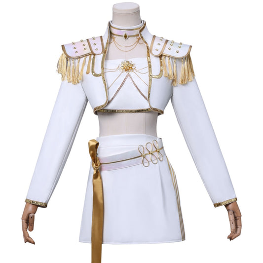 Kpop Demon Hunters Mira White Stage Outfits Cosplay Costume