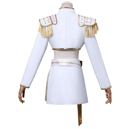 Kpop Demon Hunters Mira White Stage Outfits Cosplay Costume