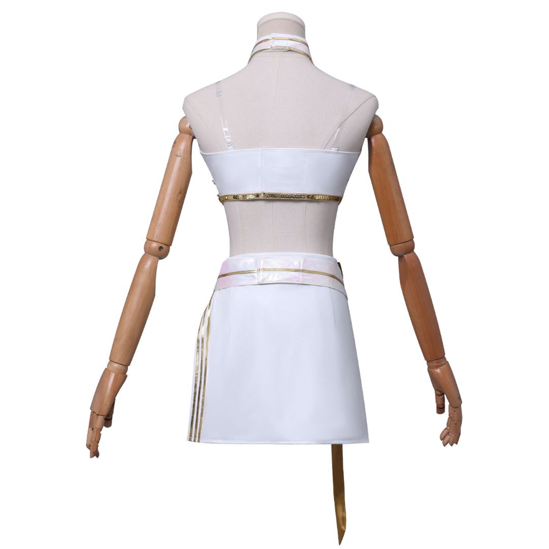 Kpop Demon Hunters Mira White Stage Outfits Cosplay Costume