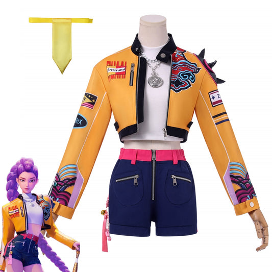 Kpop Demon Hunters Rumi Cosplay Costume - VikiDoky