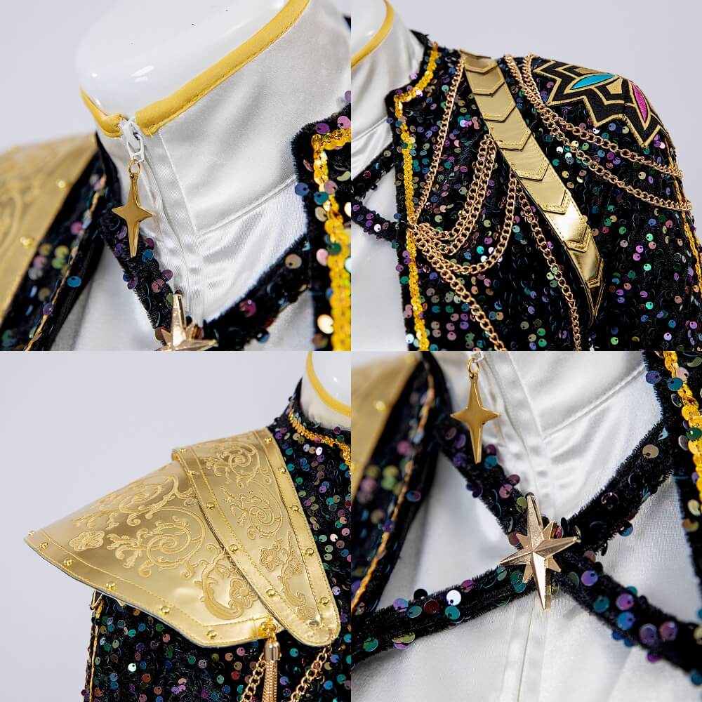 Kpop Demon Hunters Rumi Cosplay Costume Golden Stage Outfits