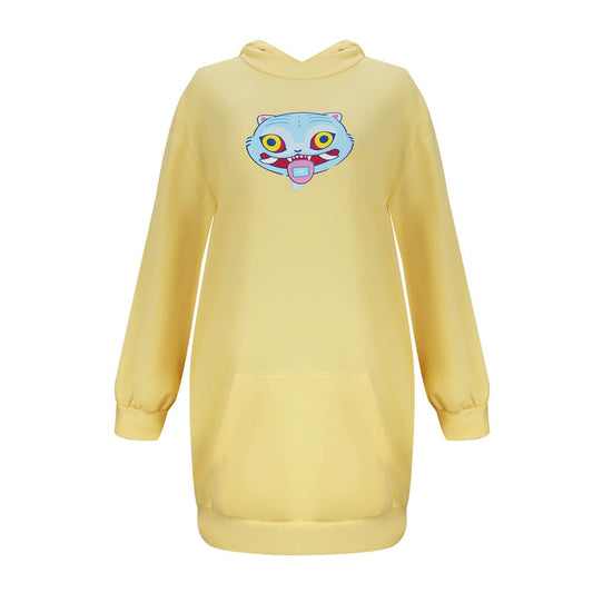 Kpop Demon Hunters Zoey Derpy Tiger Hoodie Cosplay Costume