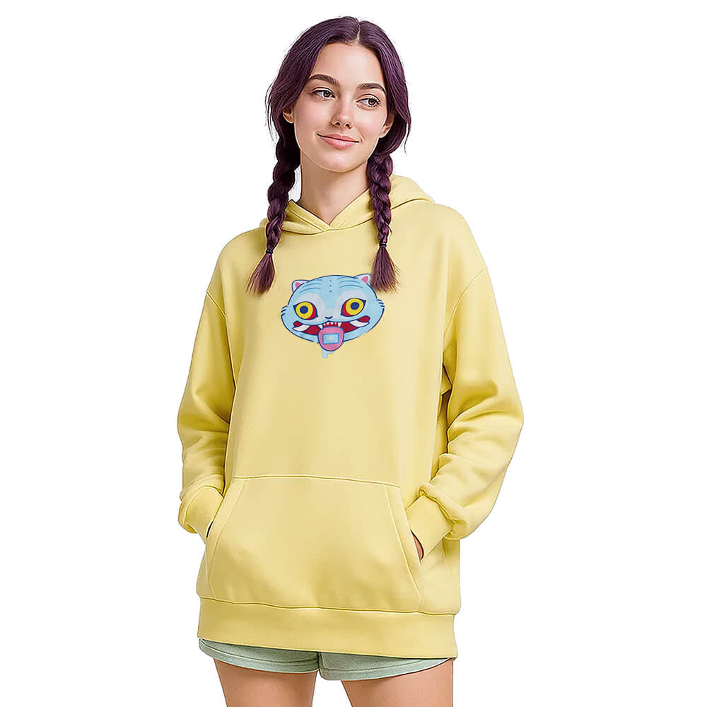 Kpop Demon Hunters Zoey Derpy Tiger Hoodie Cosplay Costume