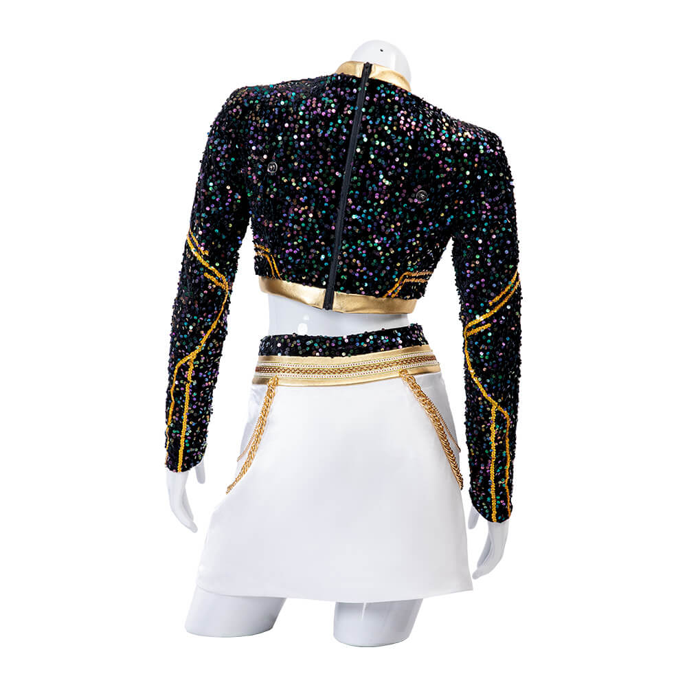 Kpop Demon Hunters Zoey Cosplay Costume Golden Stage Outfits