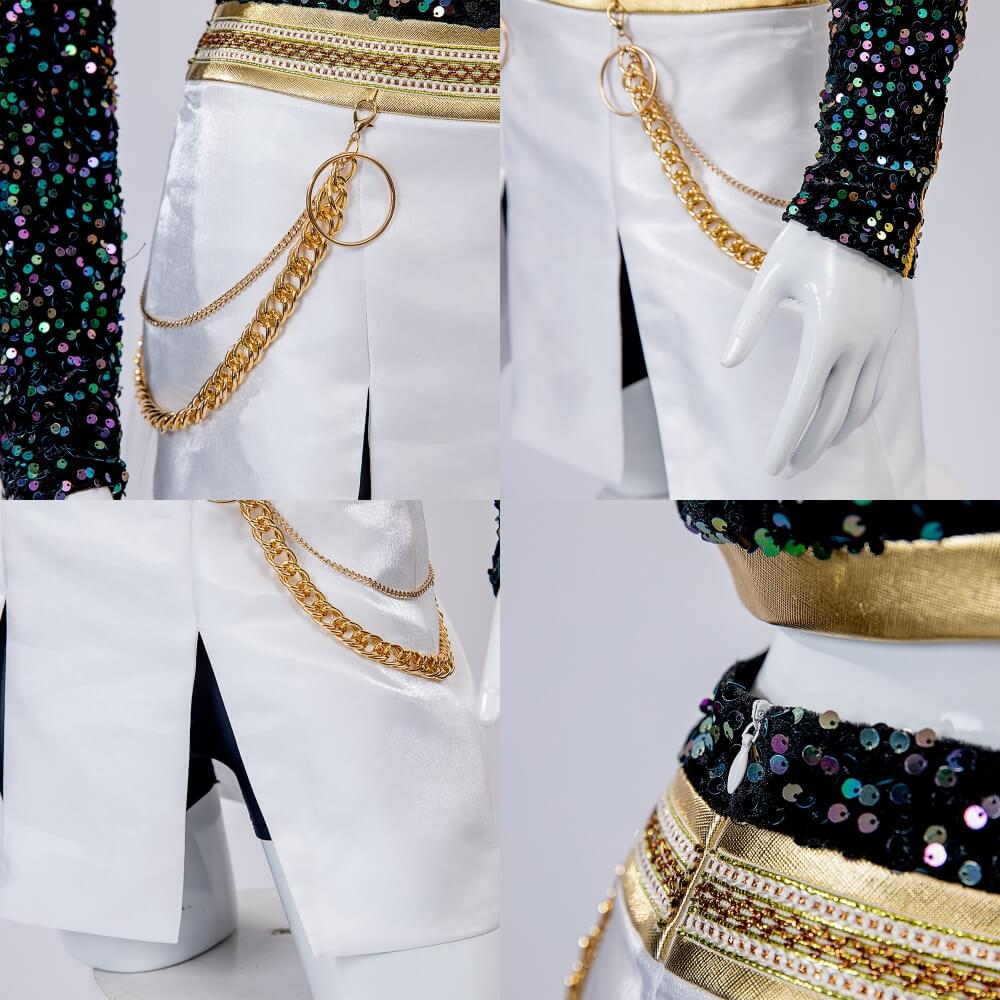 Kpop Demon Hunters Zoey Cosplay Costume Golden Stage Outfits