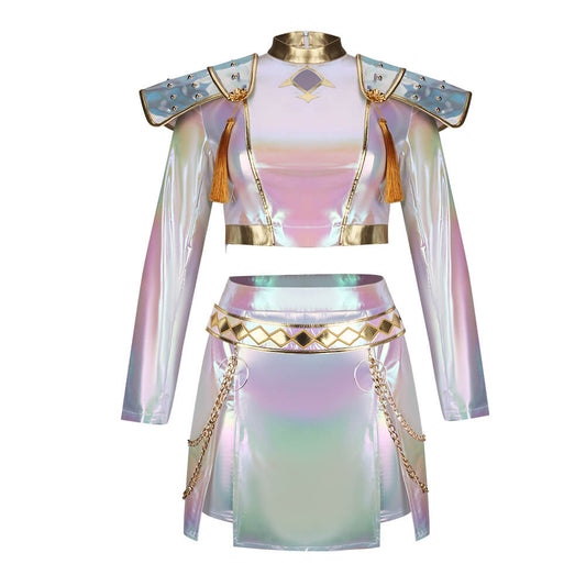 Kpop Demon Hunters Zoey Stage Outfits Cosplay Costume What Is Sounds Like