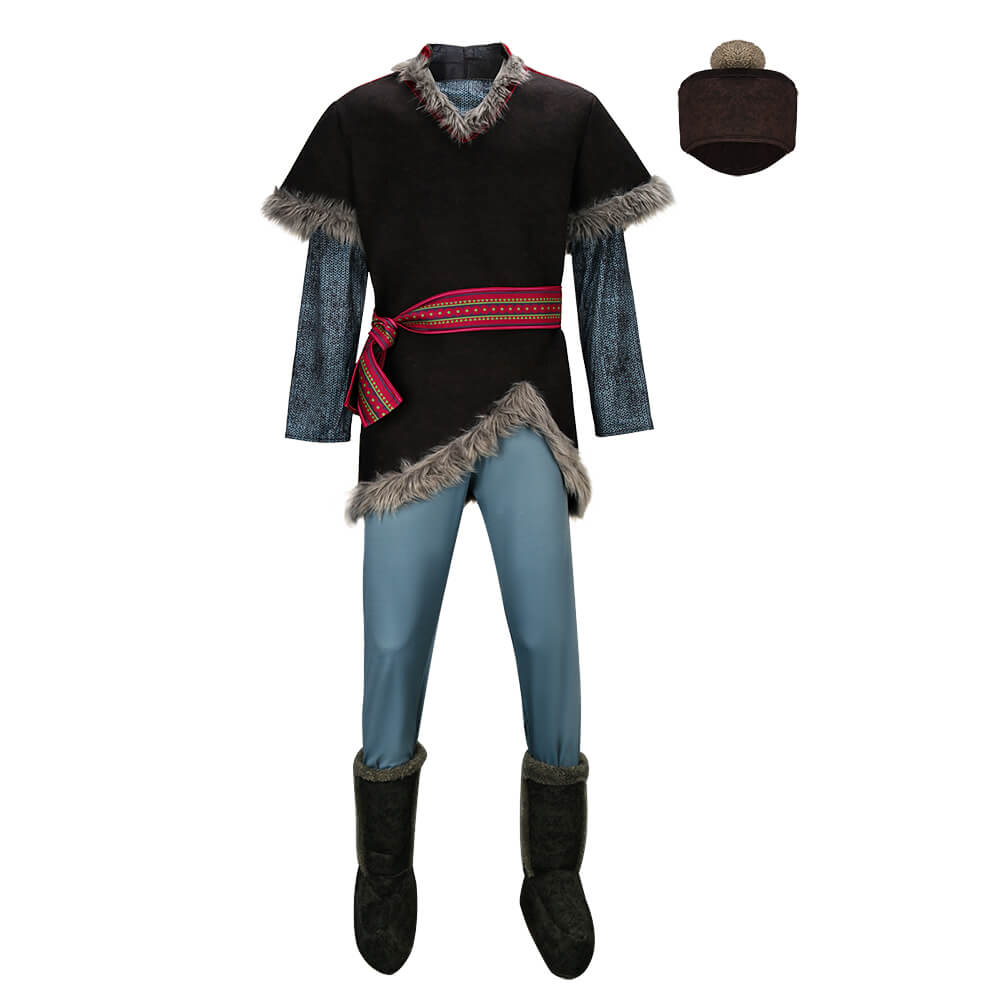 Frozen Kristoff Bjorgman Cosplay Costume Halloween Vikidoky
