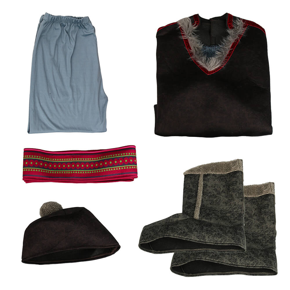 Frozen Kristoff Bjorgman Cosplay Costume Halloween Vikidoky