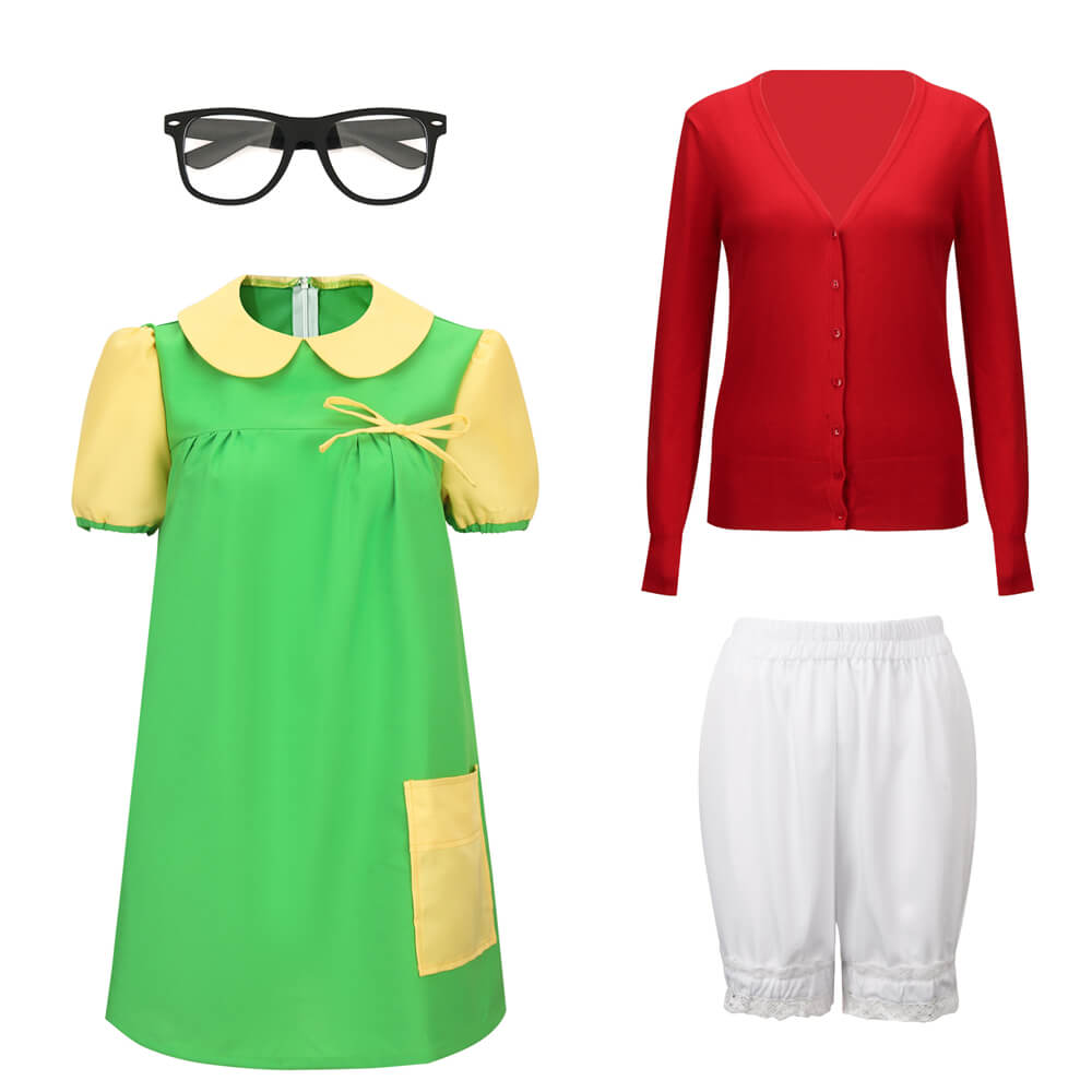 El Chavo Del Ocho La Chilindrina Cosplay Costume (Ready to Ship) Vikidoky