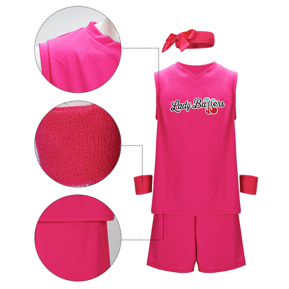 Lady Ballers Basketball Jersey for Men Vikidoky