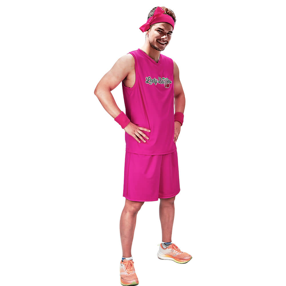 Lady Ballers Basketball Jersey for Men Vikidoky