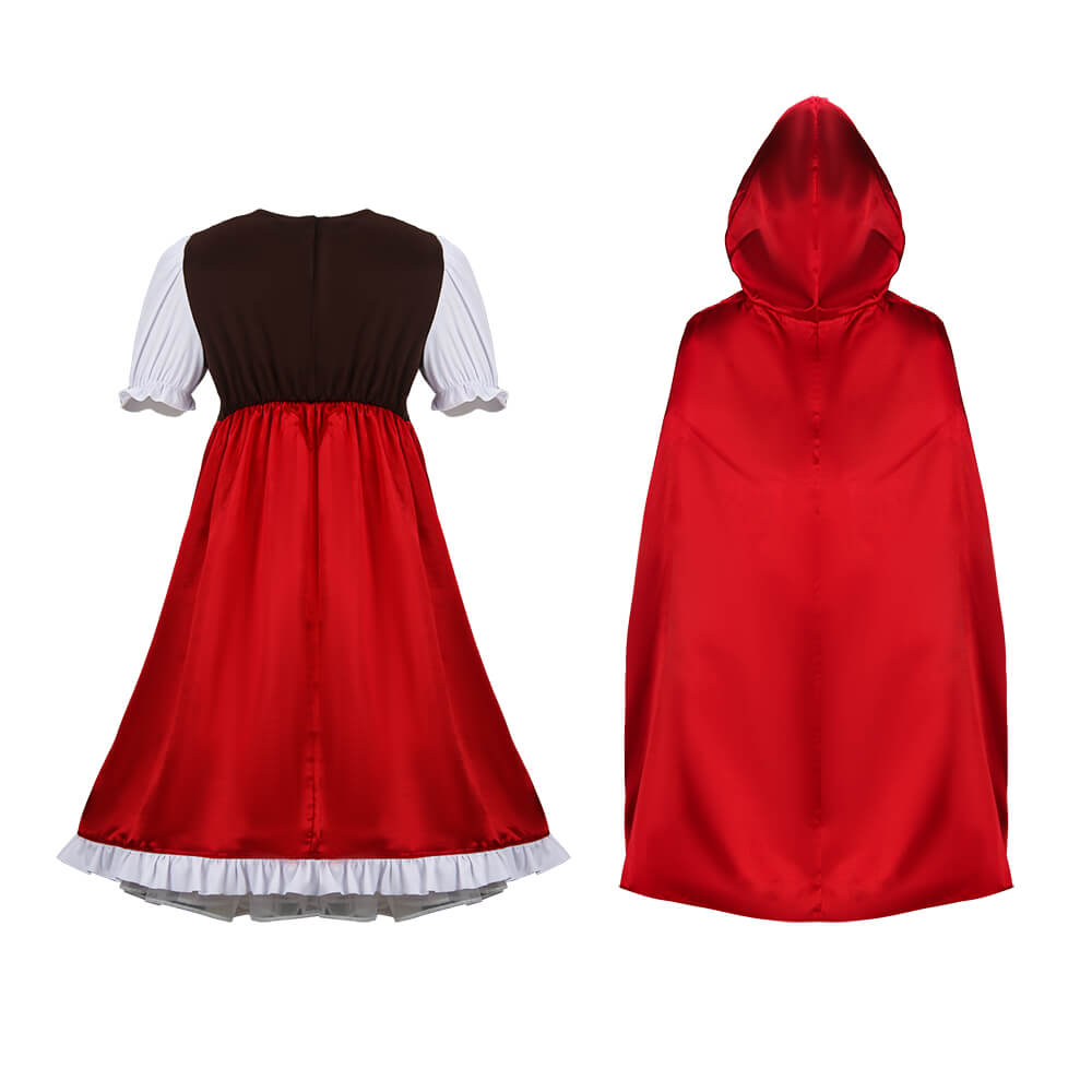 Girls Little Red Riding Hood Cosplay Costume Halloween
