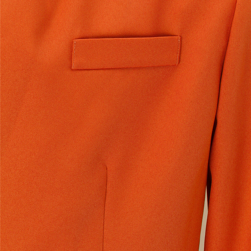 Lloyd Christmas Dumb and Dumber Orange Suit Cosplay Costume for Men Vikidoky