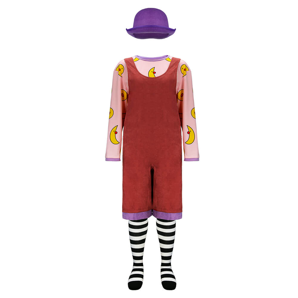 Loonette The Clown Cosplay Costume The Big Comfy Couch Halloween (Ready to Ship) Vikidoky