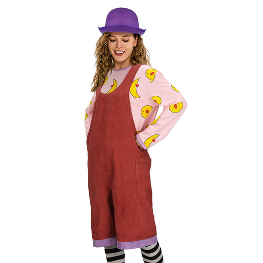 Loonette The Clown Cosplay Costume The Big Comfy Couch Halloween (Ready to Ship) Vikidoky